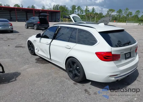 2017 BMW 328D xDrive from USA, damaged, VIN WBA8J1C38HA018986